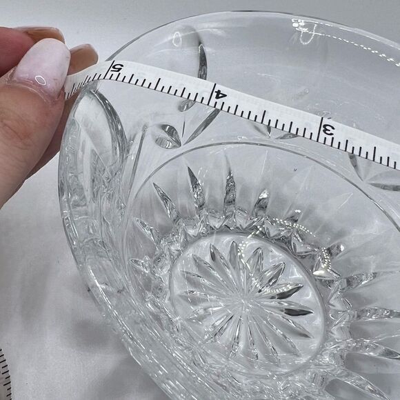 Block Crystal Bowl Candy Dish Accent Bowl - Picture 8 of 10